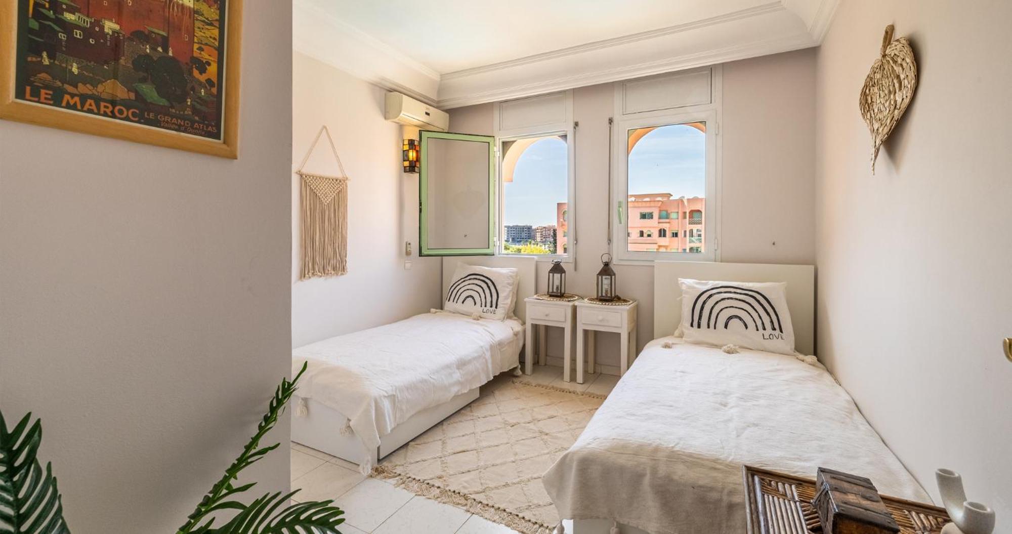 마라케시 Charming 2-Bed Oasis Pool View 아파트 외부 사진