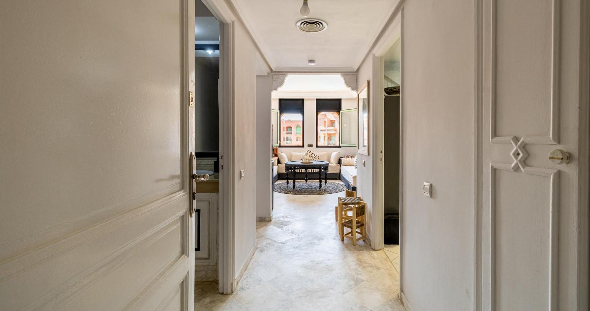 마라케시 Charming 2-Bed Oasis Pool View 아파트 외부 사진