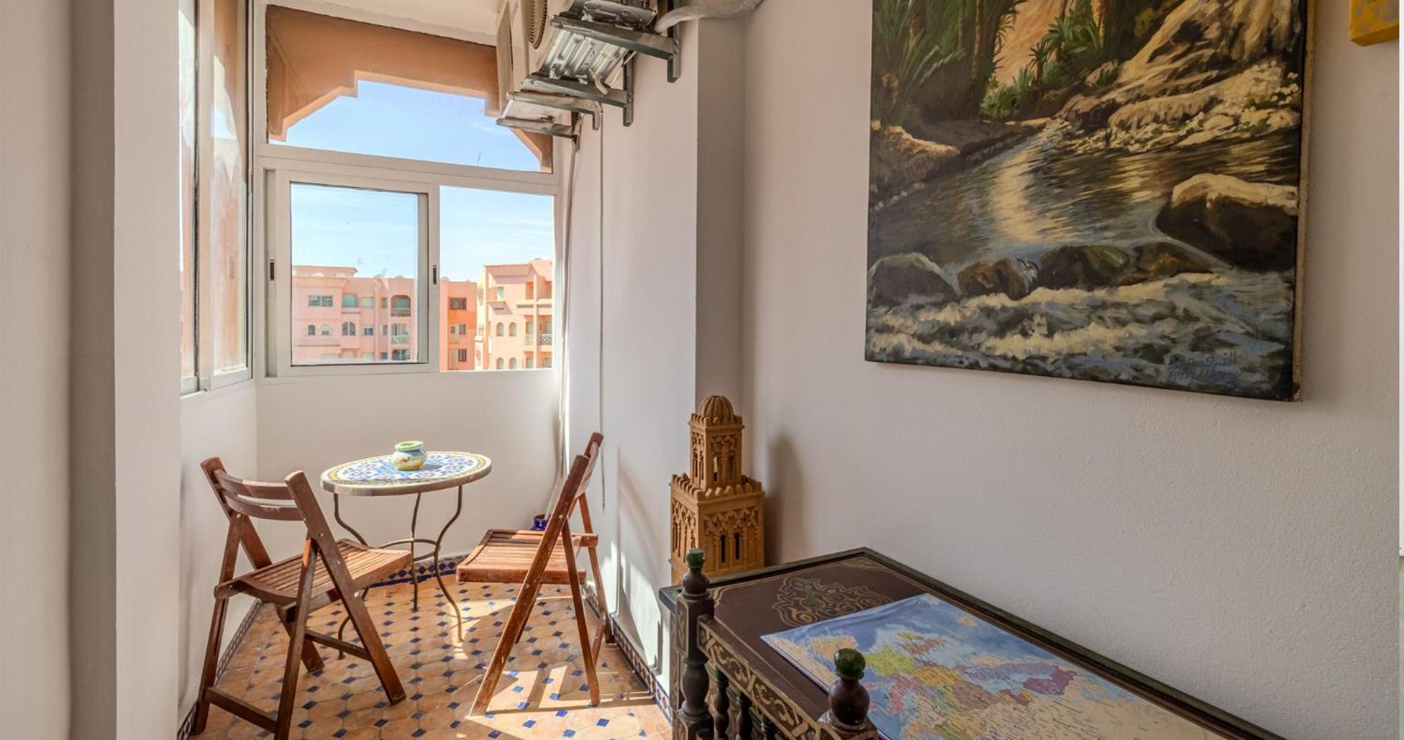 마라케시 Charming 2-Bed Oasis Pool View 아파트 외부 사진
